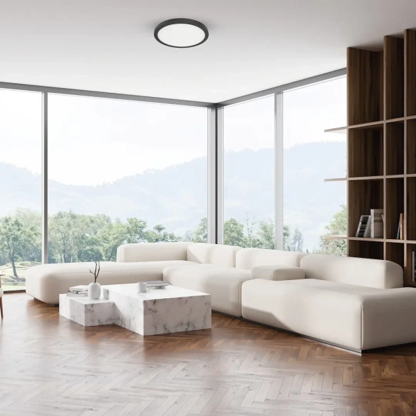 Lampa LED sufitowa do salonu Evora ML1791 LED 24W 3000-6000K czarny