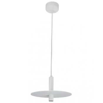 Okrągła lampa wisząca 18139-W LED 7W 3000K dysk biały