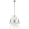 Żyrandol z kryształkami L&-195524 Light& pałacowy na łańcuchu srebrny