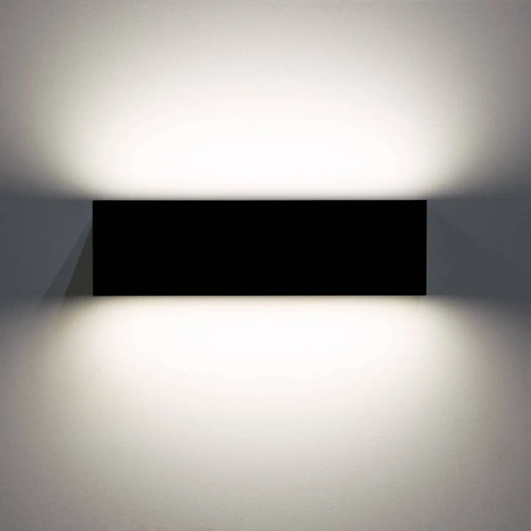 Tarasowy ścienny kinkiet Azzura ABR-LZKO-10W-4000K LED 10W 4000K IP54 czarny