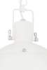Wisząca LAMPA industrialna NAUTILIUS L 10266101 Kaspa metalowa OPRAWA na łańcuchu ZWIS okrągły biały