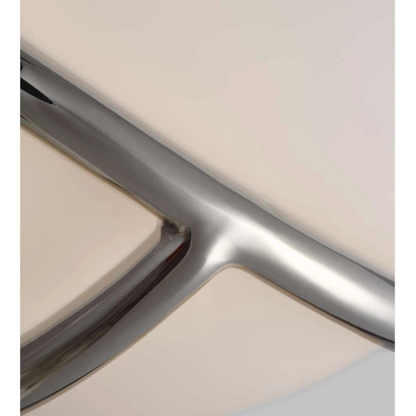 Kinkiet LAMPA ścienna Apollo FE-APOLLO1-PN Elstead FEISS metalowa OPRAWA szklana kula ball condi nikiel biała