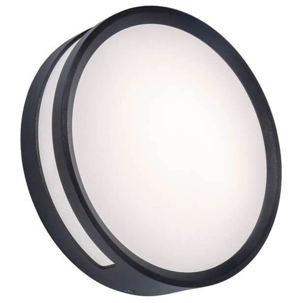 Sufitowa LAMPA plafon ROLA 6382201012 Lutec okrągła OPRAWA metalowy kinkiet LED 13W 3000K zewnętrzny IP54 czarny