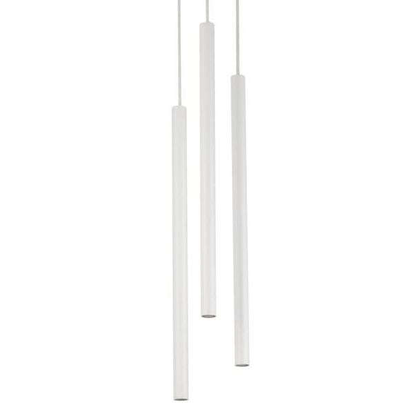 Lampa wisząca kaskadowa Sopel 33623 Sigma cylindriczne klosze biała