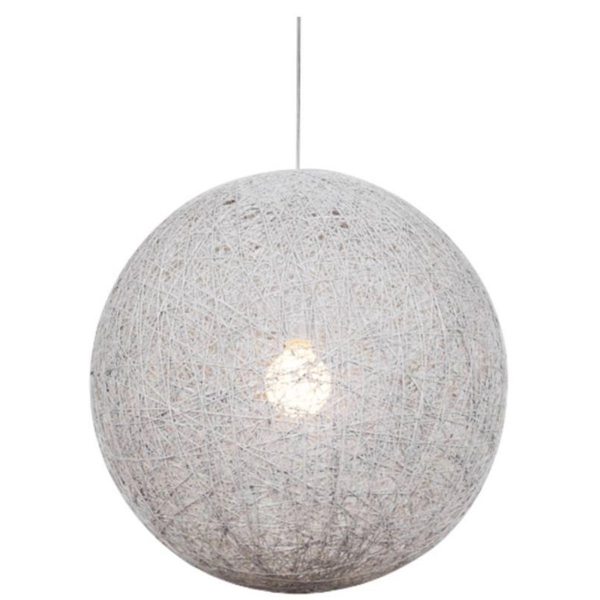 Wisząca lampa Caruba 31-26913 Candellux kula ball kulista biała