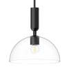Loftowa lampa wisząca Jude ALM-JUDE-P-MB-CL szklana czarna