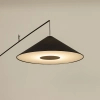 Nowoczesna lampa stojąca POISE 11768 stożek czarna