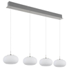 Molekułowa lampa wisząca nad stół Quintara 15744-4HN LED 24W 3000K nikiel
