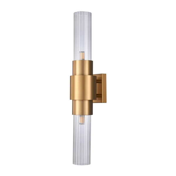 Ścienna lampa góra-dół GLOW NOW-10884W złota 2xG9 do jadalni