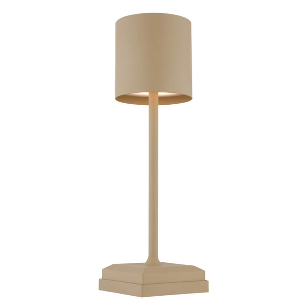 Abażurowa stojąca lampa Dixon 58487S LED 1,5W 2900K dotykowa beżowa
