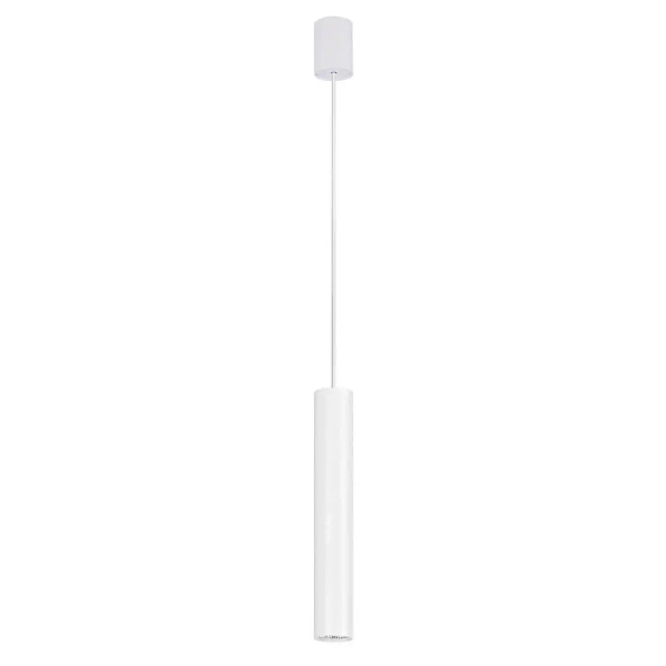 LAMPA wisząca EYE L 5455 Nowodvorski metalowa OPRAWA tuba zwis biała