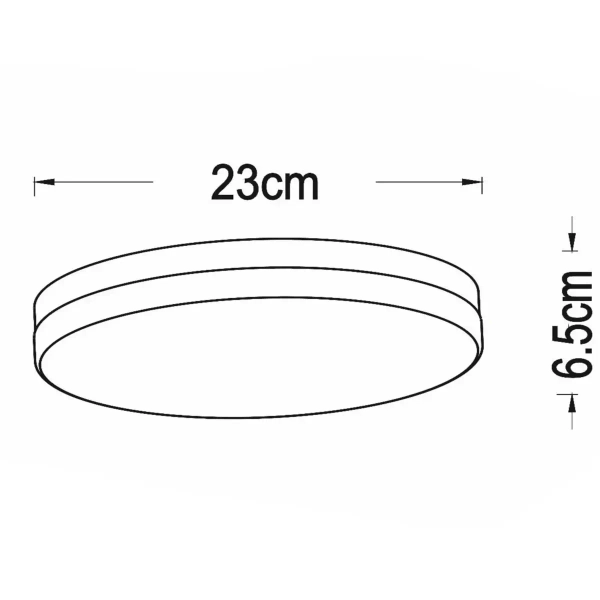 Sufitowa lampa do łazienki BISKIT 79111/24/30 LED 12W 2700K IP44 czarny