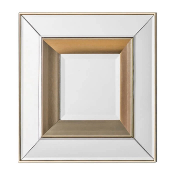 Stylowe lustra ścienne 4 sztuki Phantom 5055999228565 wstawka złota