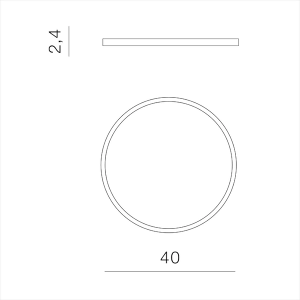 Łazienkowa lampa sufitowa Panka AZ5368 32W okrągła czarna