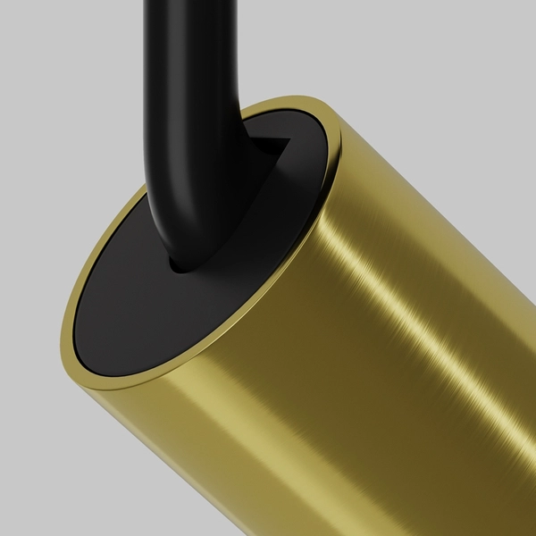 Szynowa lampa magnetyczna Focus TR032-2-12W3K-M-BBS LED 12W 3000K tuba mosiądz