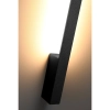 Minimalistyczna lampa ścienna Sappo LED 25W do holu czarna