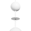 Kulista wisząca lampa do jadalni Oio OIA111P0 okrągła biała