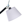 Gabinetowa lampa stojąca Zyta AZ1848+AZ2599 Azzardo z abażurem czarna biała