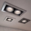 Oprawa wpuszczana modułowa podwójna LED 50W czarna Modern OUTLET