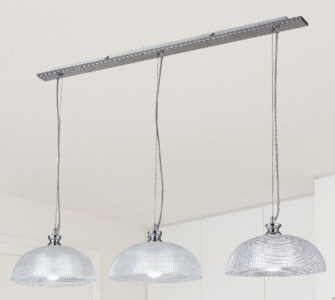 LAMPA wisząca PETRINA 5460 Rabalux szklana OPRAWA kopuły zwis chrom satyna
