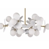 Regulowana lampa wisząca CHIC biała złota ST-DL-2969P-5 10xG9 5W