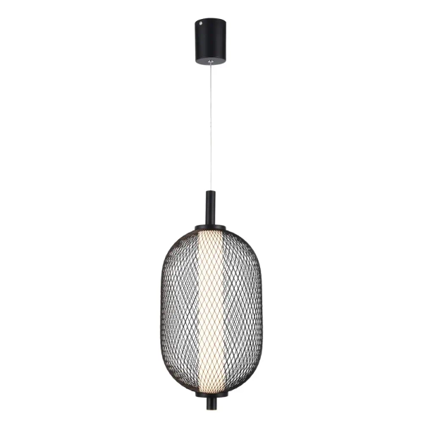 Industrialna lampa wisząca Puma 31-35349 LED 10W 3000K owalna czarny