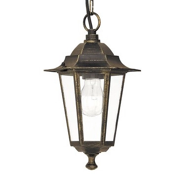 Zewnętrzna LAMPA vintage VELENCE 8238 Rabalux IP43 wisząca OPRAWA ogrodowy ZWIS outdoor złoto antyczne