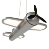 Wisząca lampa samolot Fokker 77490/26/15 LED 28W 2500K dziecięca srebrny