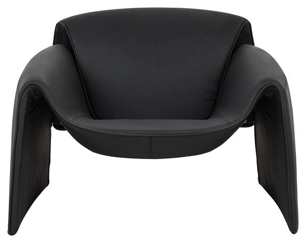 Wygodny fotel FLESSI MSE011000326.E43 do salonu czarny