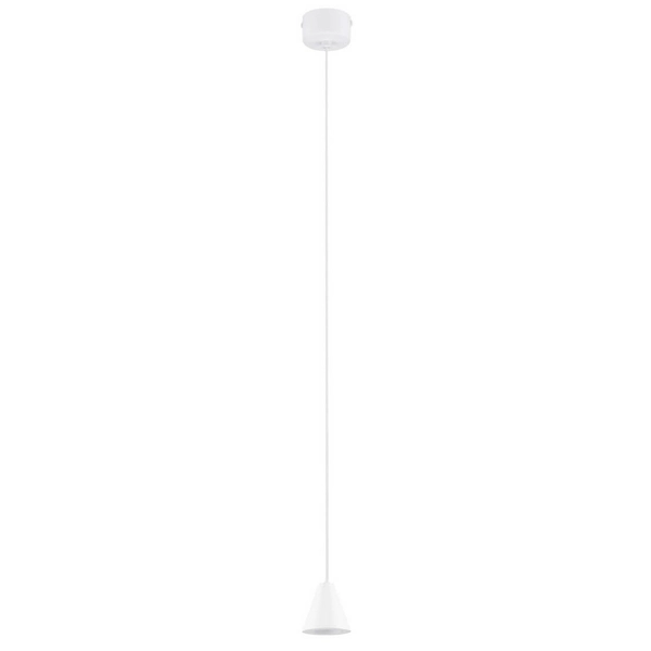 Stożkowa lampa wisząca ACHOCALLA LE44760 LED 5W 3000K biała