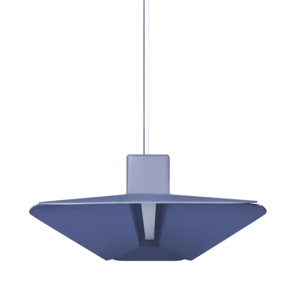 Lampa wisząca YOTTSU YOA699P02 metalowa niebieska LED 14,4W 3000K do salonu nad stół