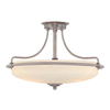 Sufitowa lampa Griffin QZ-GRIFFIN-SFM-C Quoizel biały polerowany chrom