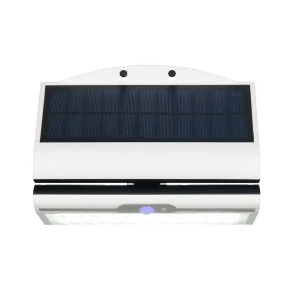 Elewacyjny kinkiet solarny MACAPA R23066101 LED 5W 4000K IP44 biały szary