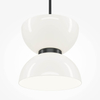 Lampa wisząca Kyoto MOD178PL-L11B3K LED 11W 3000K klepsydra czarna biała
