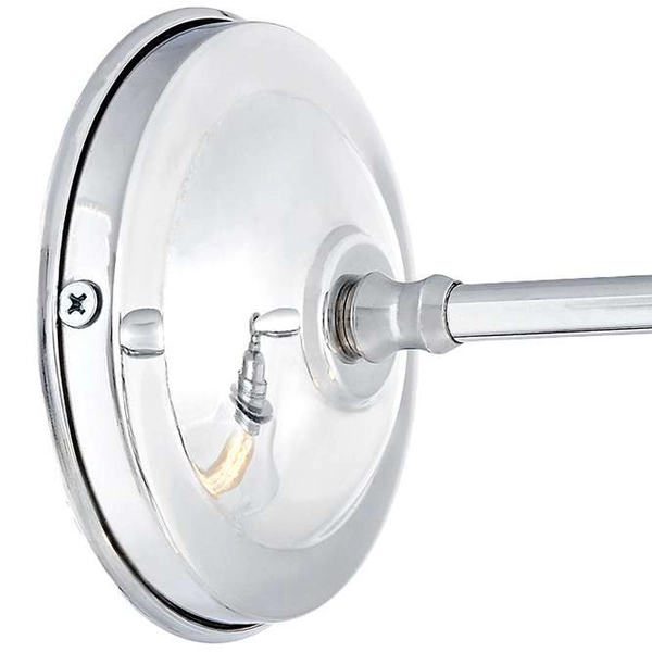 Kinkiet LAMPA ścienna LONGIS II 20462109 Kaspa szklana OPRAWA chrom przezroczysta