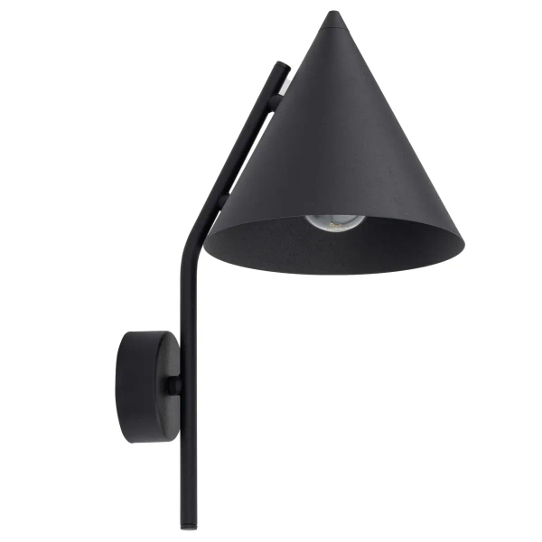 Ścienna lampa do czytania CONO 10041 stożkowa czarny