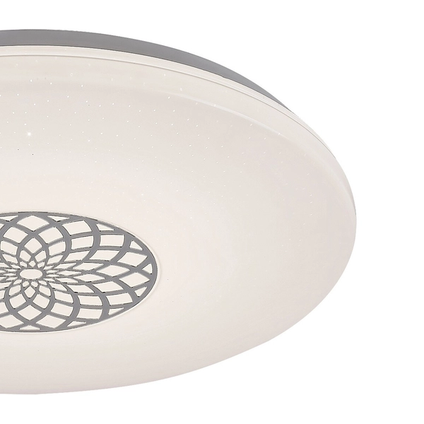 Sypialniana lampa sufitowa Ophelia 5364 LED 24W 3000-6500K pilot chrom