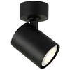 Sufitowa LAMPA plafon LUMSI SPL-2071-1-MC-BL Italux regulowana OPRAWA metalowy reflektorek czarny