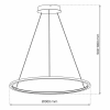 Pierścieniowa lampa wisząca SATURNO ML8863  ring do salonu złoty