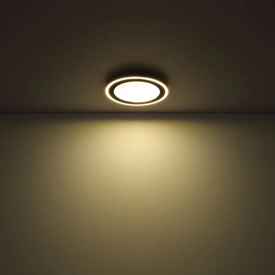 Okrągły plafon sufitowy Davies 48902 LED 24W 4000K czarny