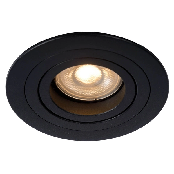 Punktowe oczko sufitowe TUBE 22954/01/30 Lucide okrągłe czarna