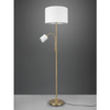 Lampa stojąca do salonu HOTEL 403900208 Trio z abażurem złoty biały