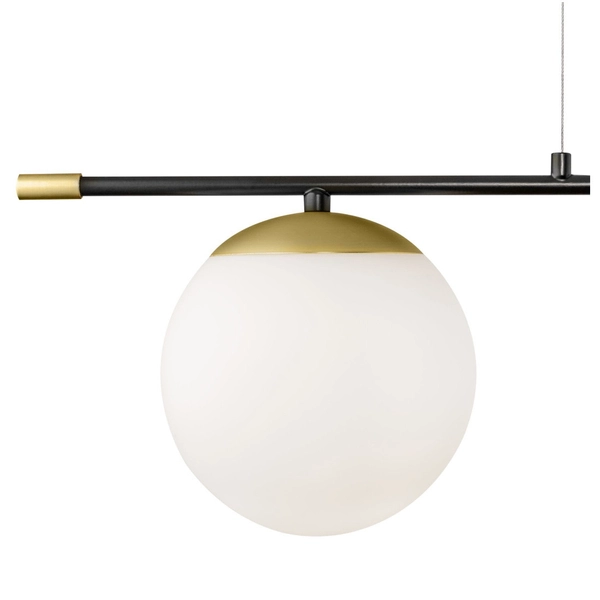 LAMPA wisząca NOSTALGIA MOD048PL-02G Maytoni szklana OPRAWA modernistyczny plafon kule balls białe czarne