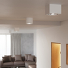 Minimalistyczny downlight ceramiczny SL.0850 kostka biała