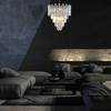 Wisząca LAMPA glamour MADISON ML5991 Milagro metalowa OPRAWA okrągły ZWIS na łańcuchu chrom
