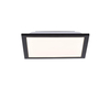 Natynkowa lampa sufitowa Flat LED 6W 3000K czarny plafon do jadalni