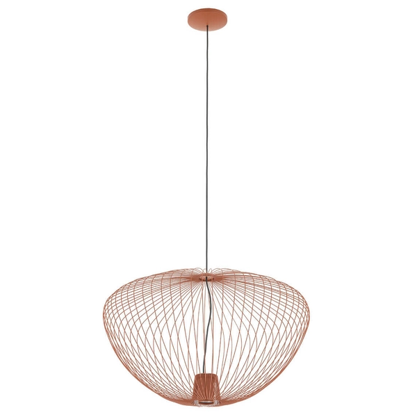 Wisząca lampa druciana PUMPKIN 11494 salonowa pomarańczowy