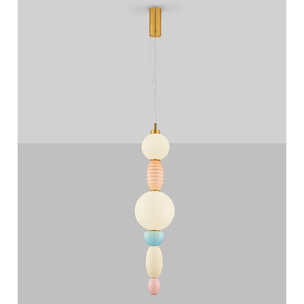 Lampa zwisająca do kuchni JOAQUIN LE44547 LED 23W 3000K balls multikolor