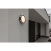 Sufitowa LAMPA plafon ROLA 6382201012 Lutec okrągła OPRAWA metalowy kinkiet LED 13W 3000K zewnętrzny IP54 czarny