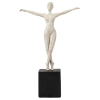 Rzeźba baletnica Ballerina 5059413869884 dekoracja kobieta czarny biały